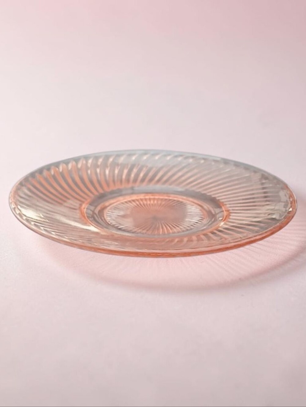Vintage Diana Pattern Federal Glass 6" Plate